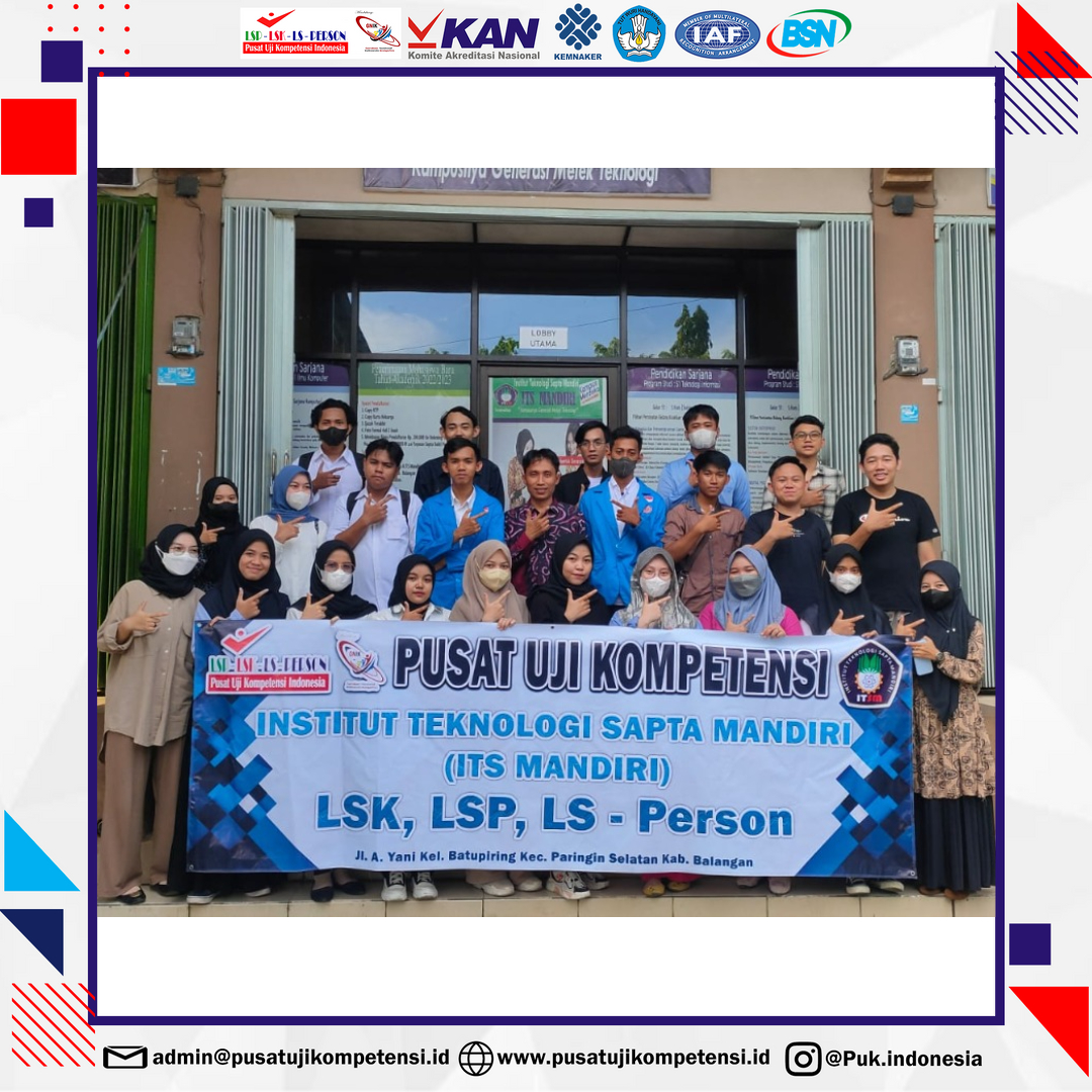 Read more about the article Serifikasi Pusat Uji Kompetensi